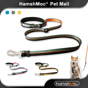 HamshMoc Dây xích Nylon hạng nặng Kẹp xoay không bị rối Chống mài mòn Dệt thoải mái Kẹp đính kèm vòng