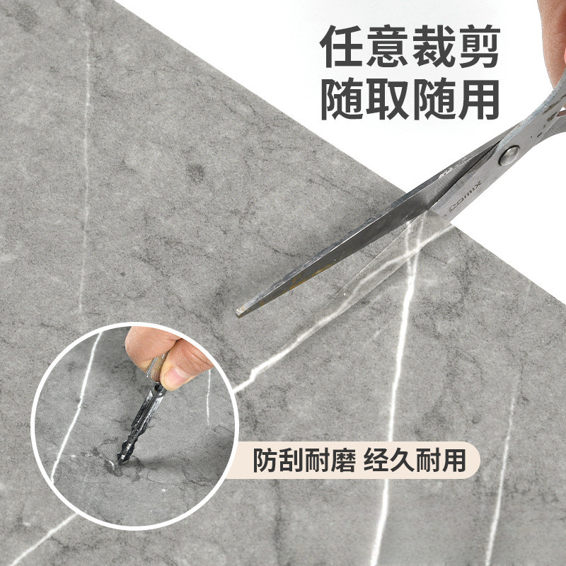 30 x 30cm Giả Đá Cẩm Thạch Ánh Sáng Sang Trọng Dán Ngói Chống Thấm Nước Chống Ẩm Chống Trộm Tường Nhà Bếp Tự Dính Chống Sương Mù