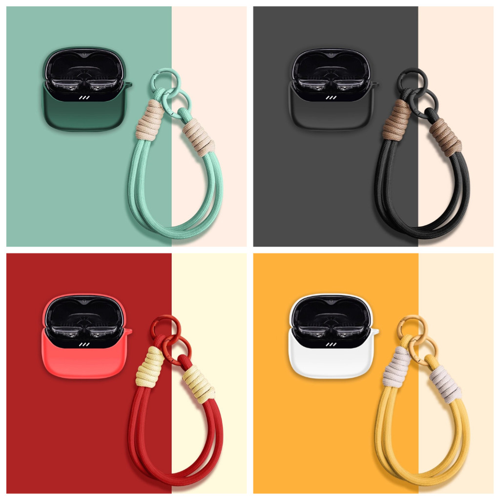 Vỏ tai nghe silicon mềm dễ thương cho JBL Tune Buds 2, chống sốc, bảo vệ tai nghe nhét tai
