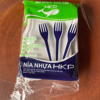 Nĩa nhựa dùng 1 lần - Bịch 100 cái