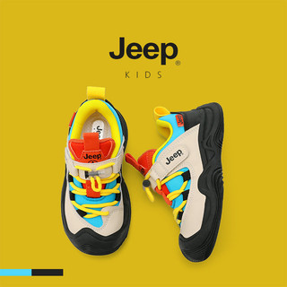 JEEP Bé Gái Lót Lông Cừu Hai Giày Cotton Mùa Đông Nhẹ Đế Mềm Thấp Bé Trai 2025 Phong Cách Mới Giày Thể Thao Trẻ Em Thể Thao Chống Trơn Trượt Nhẹ Chống Mài Mòn