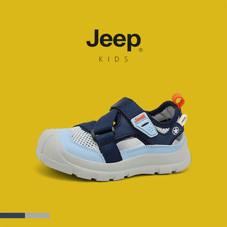 JEEP Giày Trẻ Em Dép Thể Thao Trẻ Em Phong Cách Mùa Hè Rỗng Thoáng Khí Giày Lên Sông Bé Gái 2025 Phong Cách Mới Giày Đi Biển Bé Trai Baotou Thường Ngày Thoáng Khí