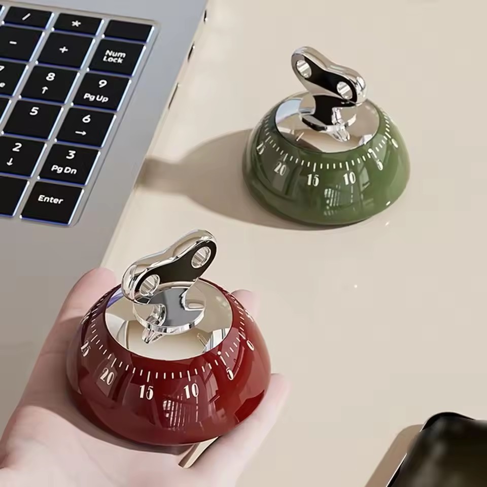 3 Công cụ quản lý thời gian đa năng - Hẹn giờ cơ học cho nhà bếp / phòng tập thể dục / trường học, đính kèm nam châm mạnh mẽ & Công tắc cảm ứng thân thiện với người cao tuổi
