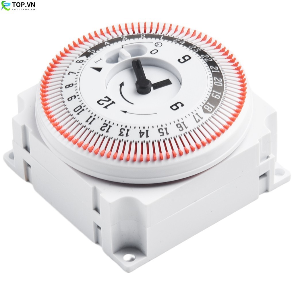 Công tắc hẹn giờ cơ khí 24 giờ Thiết bị định giờ công nghiệp Công tắc bảng điều khiển Bảo vệ sản phẩm chất lượng cao