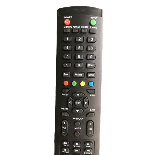 tay điều khiển remote từ xa tivi asanzo nút xanh trên cùng-kèm pin