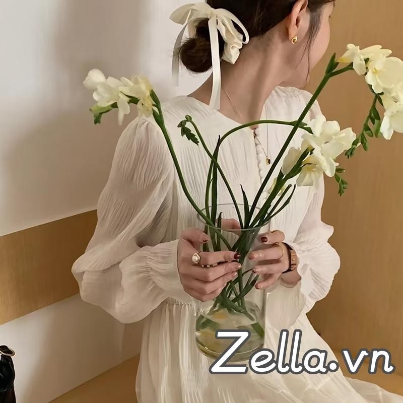 Phụ Nữ 2 Nơ Dây Buộc Tóc Ruột Lớn Co Giãn Tóc Dây Ruched Đuôi Ngựa Giá Đỡ Phụ Kiện Tóc