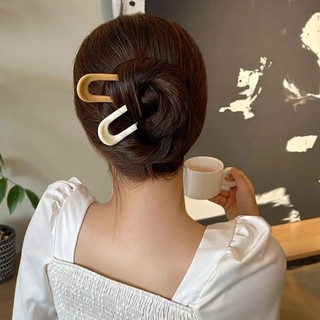Kẹp Tóc Hình Chữ U Thời Trang Tóc Cố Định Nữ Sáng Tạo Đa Năng Kẹp Tóc Mũ Đội Đầu