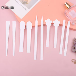 Kuzhen 100 Cái / lốc Tròn Tesg Kiểm Tra Hương Thơm Dải Giấy Hình Hoa HOT