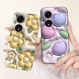 Ốp bảo vệ ống kính OPPO Reno8 T 5G CPH2505 Reno 8T 5G 2024 Vỏ điện thoại TPU silicon mềm hình thỏ gấu trúc dễ thương