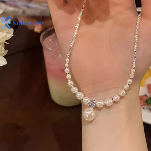 Kudosation Thời Trang Cao Cấp Cảm Giác Ngọc Trai Vòng Cổ Cho Nữ Cô Gái Đơn Giản Ngọc Trai Mặt Dây Chuyền Xương Đòn Dây Chuyền Trang Sức Dự Tiệc Phụ Kiện Quà Tặng