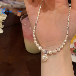Kudosation Thời Trang Cao Cấp Cảm Giác Ngọc Trai Vòng Cổ Cho Nữ Cô Gái Đơn Giản Ngọc Trai Mặt Dây Chuyền Xương Đòn Dây Chuyền Trang Sức Dự Tiệc Phụ Kiện Quà Tặng