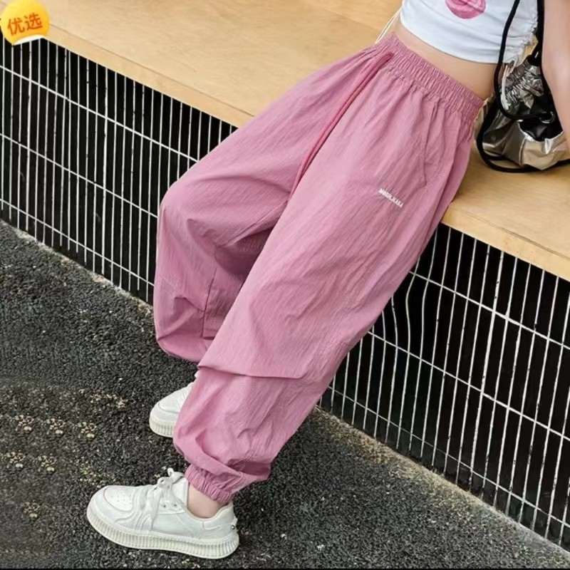 Quần mùa hè cho trẻ em Quần chống muỗi siêu nhẹ Quần legging chống nắng khô nhanh Quần thể thao Giải trí Phong cách hợp thời trang 90-170 Size NGEH