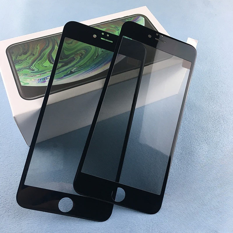 Iphone8 8Plus 7Plus 6Plus 6SPlus SE2022 SE2020 400D Chống Gián Điệp Riêng Tư Đen Trắng Cạnh Kính Cường Lực Phim Cho iPhone 8 7 6 6S Plus SE 2020 2022 Bảo Vệ Màn Hình Điện Thoại Chống Trầy Xước