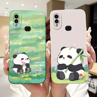 Dành Cho Samsung Galaxy A10S SM-A107F / A10 SM-A105F Vỏ Bảo Vệ Ống Kính Samsung A10 A 10S 2019 Vỏ Điện Thoại TPU Silicon Mềm Hình Thỏ Gấu Trúc Dễ Thương