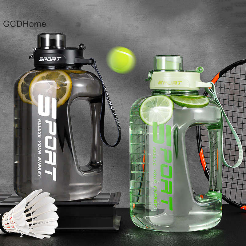Gcdhome Dung Tích Lớn2500 / 1700ML Có Ống Hút Thể Thao Tập Gym Ấm Siêu Tốc Cho Cắm Trại Du Lịch Bình Nước Nóng BPA