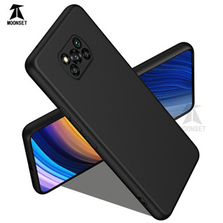 Dành Cho Xiaomi POCO X3 NFC / X3 Pro Ốp Lưng Silicon Lỏng Nâng Cấp Có Cạnh Vuông Bảo Vệ Camera Mềm Chống Trầy Xước Lớp Lót Microfiber Chống Sốc Mỏng Vỏ