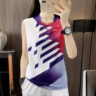 Áo ba lỗ không tay áo nhanh khô Áo phông thể thao chạy bộ nam nữ áo bóng chuyền bóng bàn cầu lông