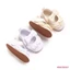 Giày moccasin bé gái ren nơ đế mềm chống trơn trượt, prewalker, tập đi đầu tiên
