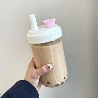 Cốc Rơm SAVORBOX, Bình Nước Trong Suốt Bằng Nhựa, Đồ Uống Ấm Siêu Tốc Nhựa Dung Tích Lớn Sữa