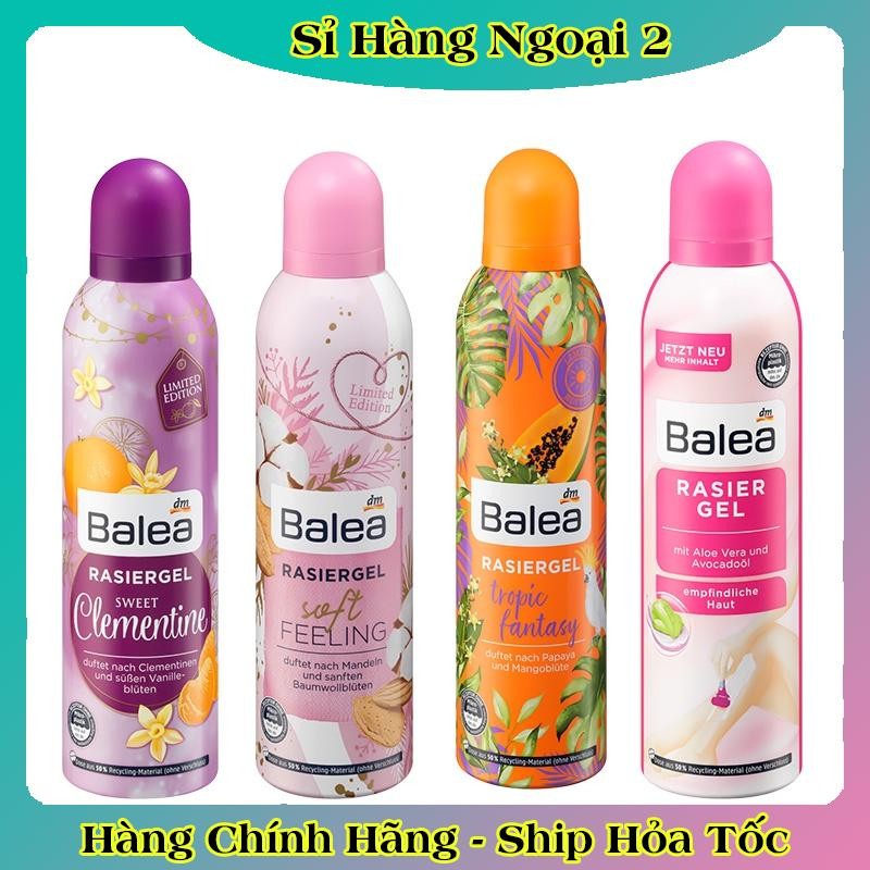 [Mẫu mới nhất] Gel cạo lông Balea toàn thân và bikini an toàn của Đức - Hàng nội địa Đức Đủ Bill