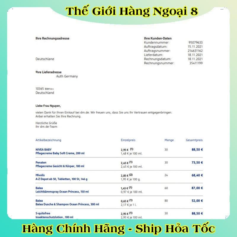 [auth] Sữa tắm gội Balea cho bé trai và bé gái 300ml- Nội địa Đức Đủ Bill [Hot]