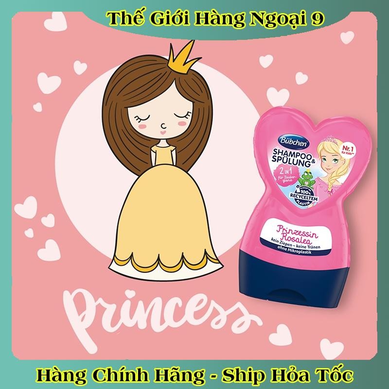 auth] [ Nội địa Đức Đủ Bill] Dầu gội xả Bubchen 2in1 hình trái tim cho bé từ 1 tuổi chai 230ml của Đức