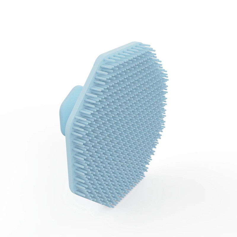 Bàn chải làm sạch mặt silicon mềm màu đen, dùng tẩy trang và làm sạch cọ trang điểm 1 cái
