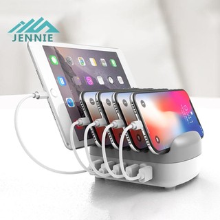 Trạm sạc USB 5 cổng cho nhiều thiết bị Trạm sạc đa USB Trạm sạc sạc cho Android iPhone Apple iPad [jennie1.vn]