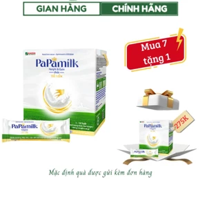 Vị siêu NGON - BÉ CỰC THÍCH Sữa tăng cân và chiều cao cho trẻ PaPamilk Heigth and Gain chứa Tổ Yến