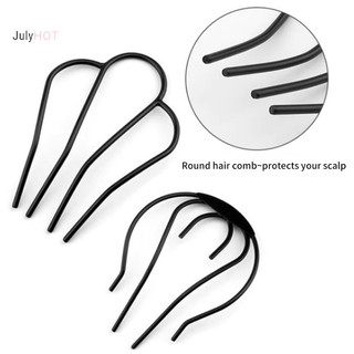 Julyhot 1 Chiếc Bé Gái Kim Loại Đen Kẹp Tóc Cho Nữ Kẹp Tóc Lược Lộn Xộn Bun Kẹp Tóc Kẹp Bên Lược Updo Stick Dụng Cụ Tạo Kiểu Tóc Massivedeals