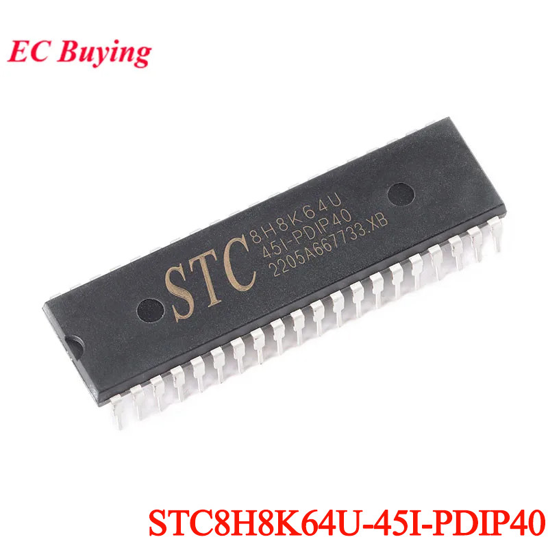 5Pcs/1Pc Stc8H8K64U Stc8H8K64U-45I Stc 8H8K64U Pdip40 Single Chip