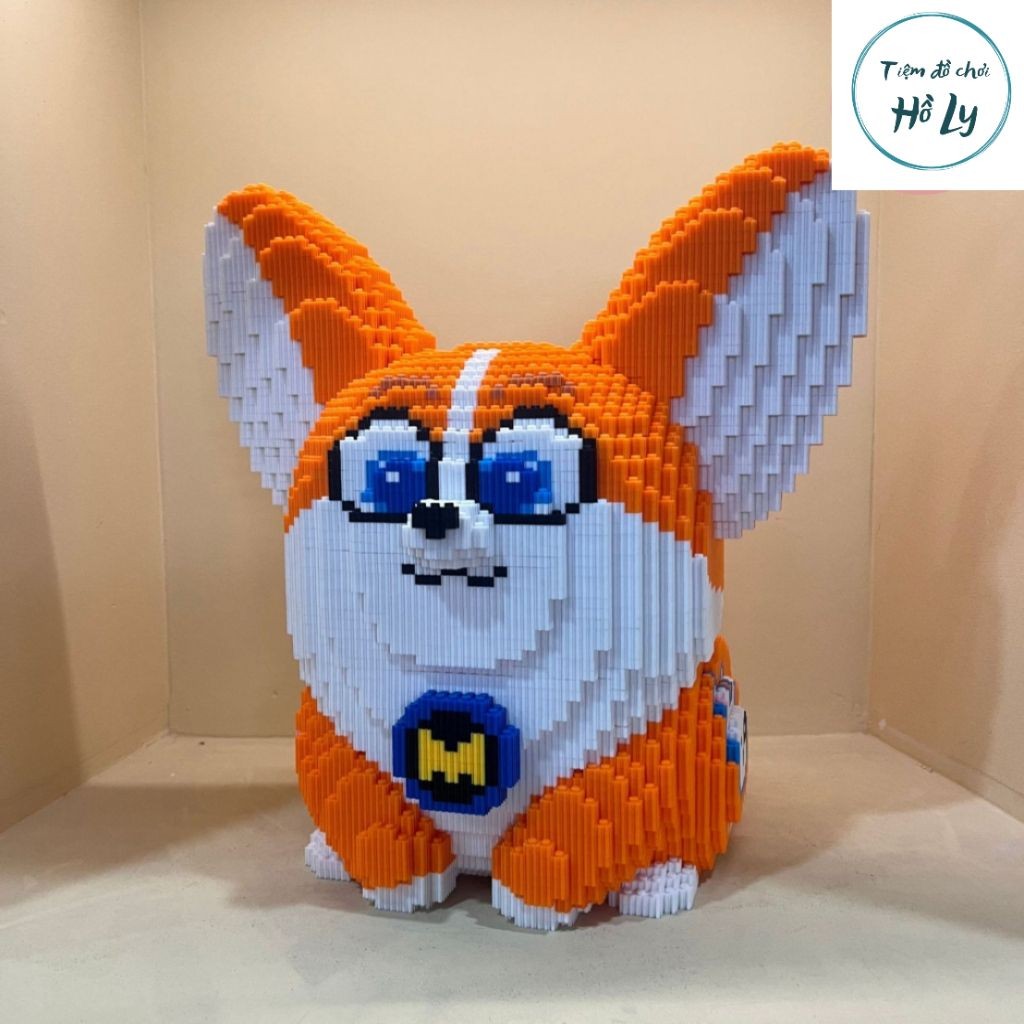 Mô hình lắp ráp lego Chó Moco Morgi 46cm trang trí - Mô hình lego Chó ...