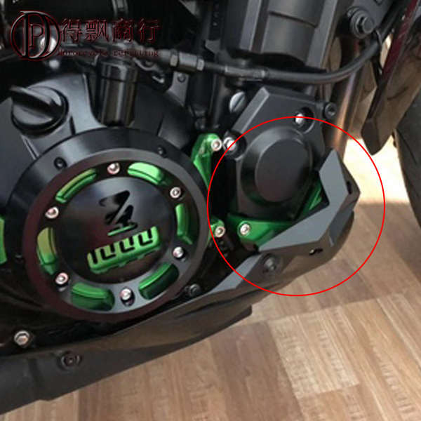 Thích hợp cho Kawasaki Z1000 Z900 10-22 bộ phận sửa đổi động cơ bên nắp bên động cơ khối bảo vệ cao su chống rơi