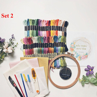Set Thêu Cơ Bản Cho Những Bạn Mới Tập Thêu Thùa Handmade