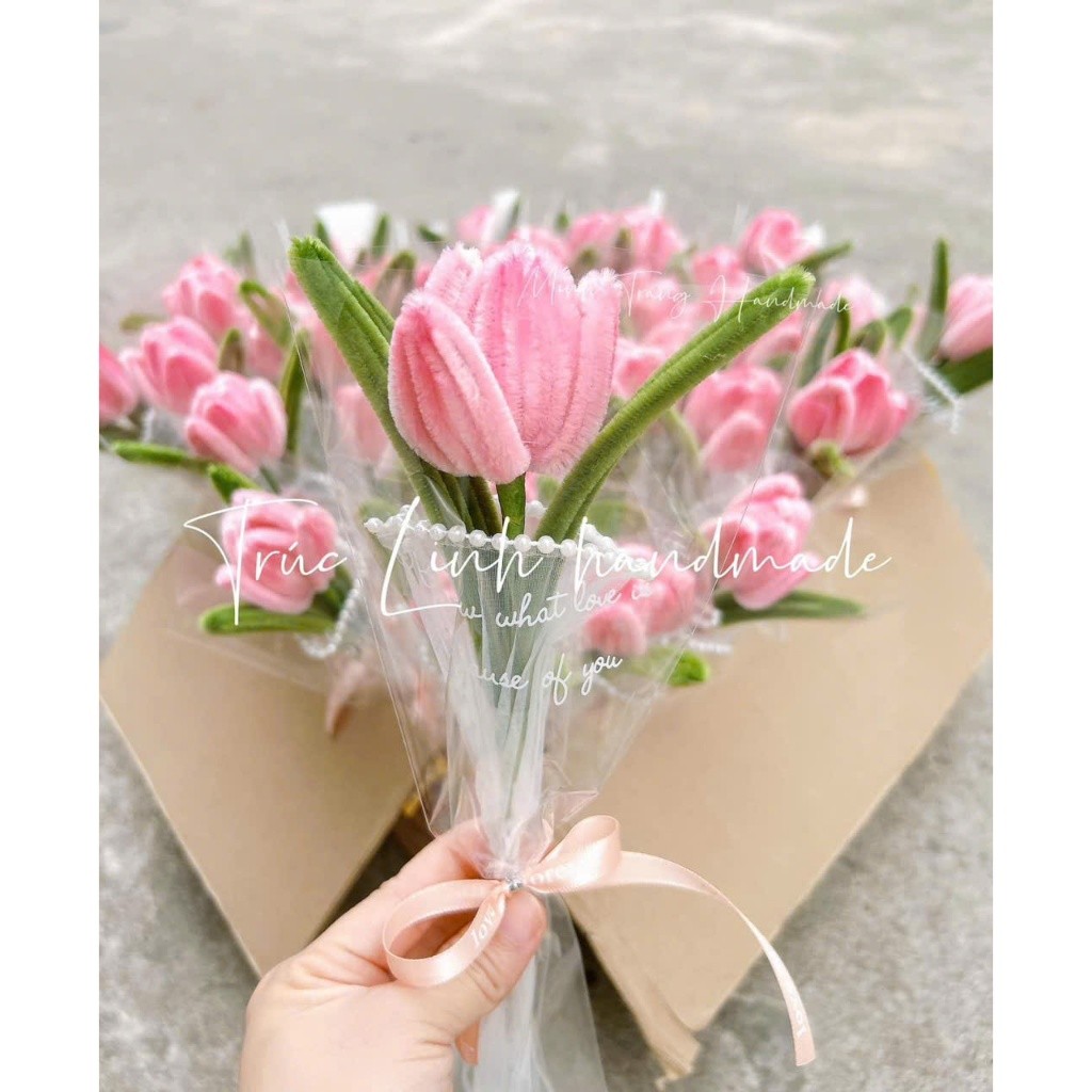 TÚI BÓNG KÍNH ĐỰNG BÓ HOA 1 BÔNG, 2 BÔNG , 3 BÔNG, 5 BÔNG GÓI HOA , GÓI QUÀ, IN CHỮ 1 XẤP 50 CÁI ANGIHOME