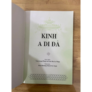 Sách - Kinh A Di Đà ( bìa xanh) - HT Thích Trí Tịnh