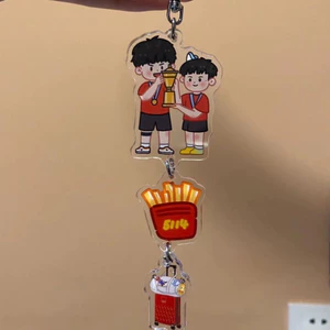 ✨Sản phẩm mới✨Phong Cách Mới Tự Chế Shatou 4 Sun Yingsha Wang Chuqin Móc Khóa Túi Acrylic Giá Trị Cao Trang Trí Mặt Dây Chuyền✨Sự kiện✨