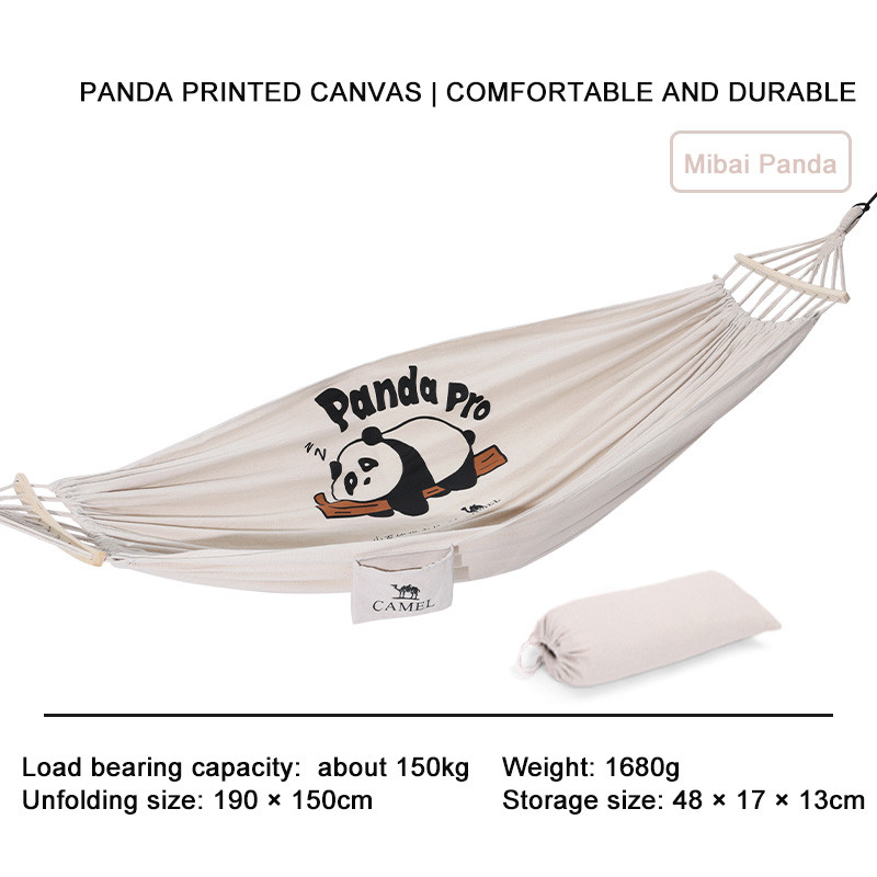 Ảnh CAMEL CROWN Võng vải gấu trúc dễ thương Xoay ngoài trời Chống lật dày và mở rộng 1