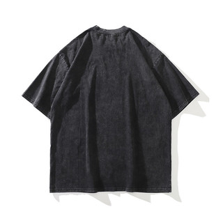 [Giao hàng trong ngày] Áo thun cỡ lớn Cotton TKPA Bông Tai Kẹp Phố Nam Nữ Đơn Giản Rời Cổ Tròn In Hình Mỹ Áo Thun Nặng Nam Phù Hợp Với Cặp Đôi Mặc
