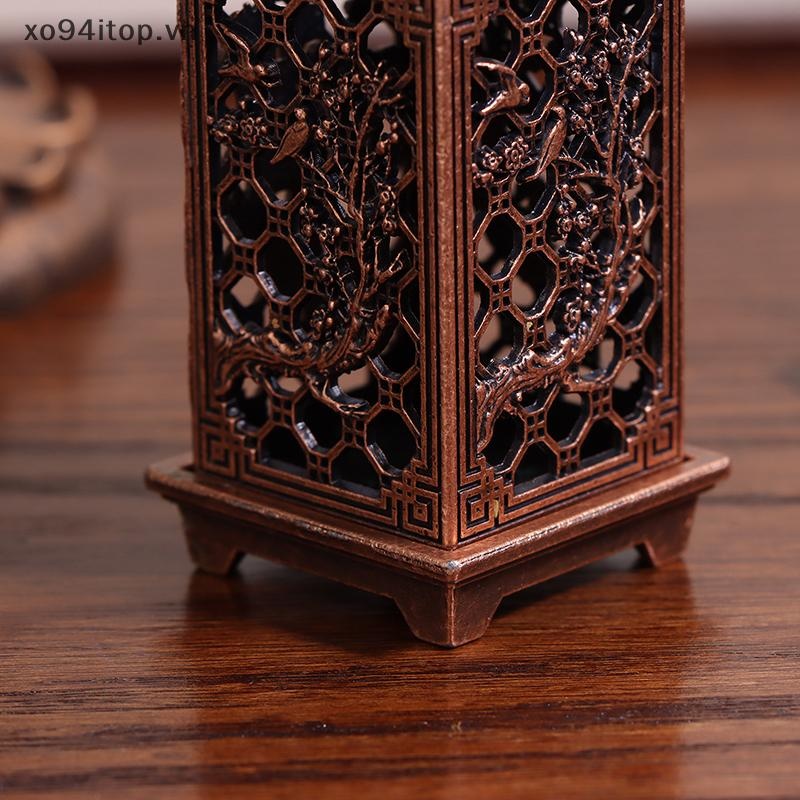 Xoitop Vuông Tròn Dọc Hợp Kim Giá Đỡ Hương Trang Trí Hương Đốt Trong Nhà Lư Hương Để Bàn Phụ Kiện Nhà VN