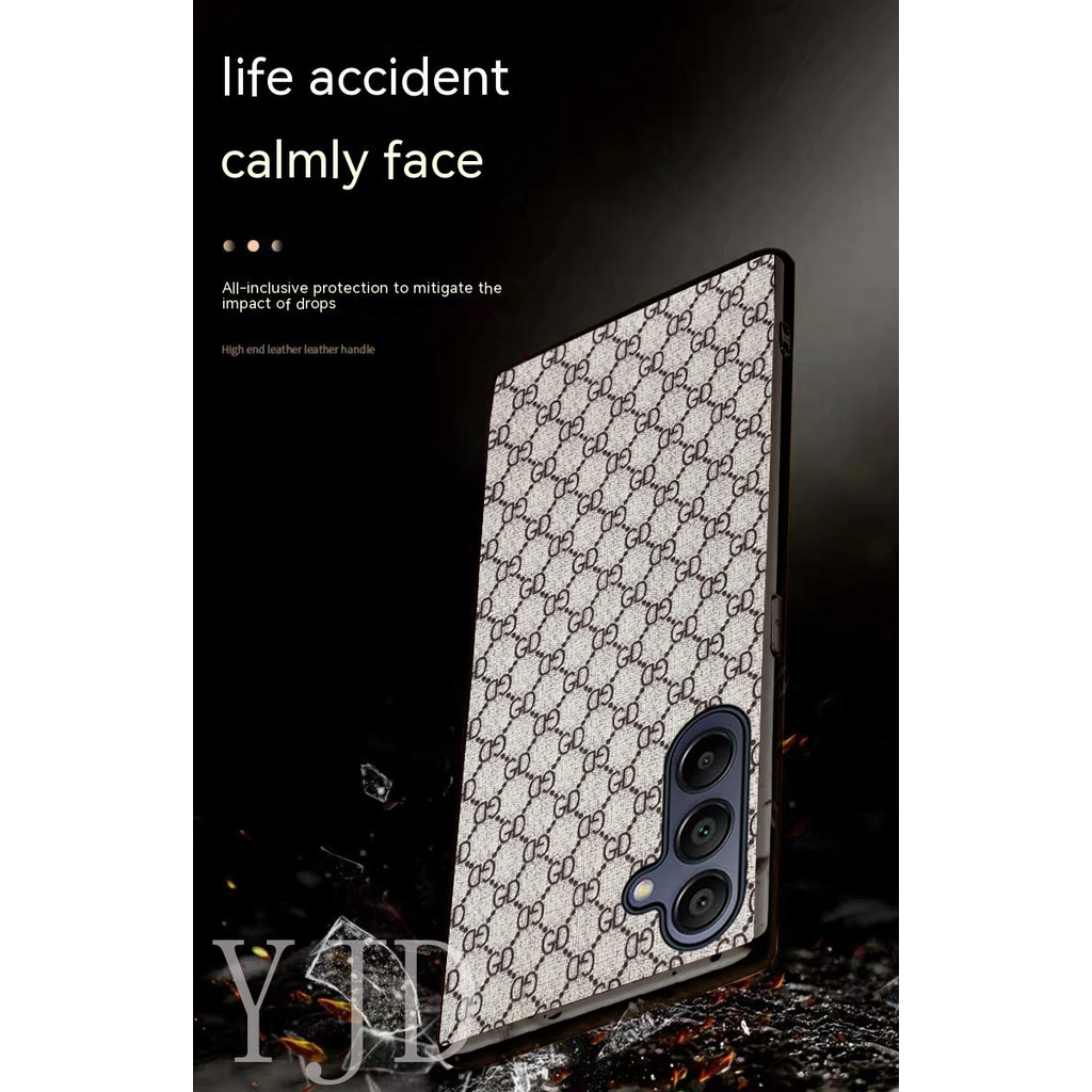 Ốp Lưng Dành Cho Samsung Galaxy A55 A35 A25 A15 Sang Trọng Cổ Điển Da Thời Trang TPU Mềm Cạnh Điện Thoại Chống Sốc