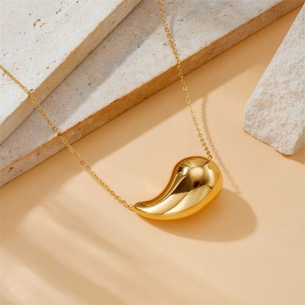Vòng cổ và bộ trang sức nữ đẹp, gồm vòng tay và bông tai thép không gỉ thiết kế sáng tạo
