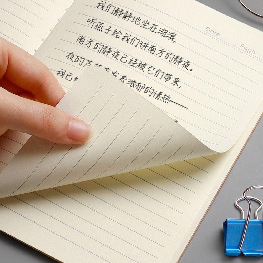 Sách Nhật Ký THFENG, Lưới / Lót / Trống A4 / A5 / B5, Sổ Tay Kế Hoạch Bìa Kraft Di Động Quà Tặng Sổ Tay