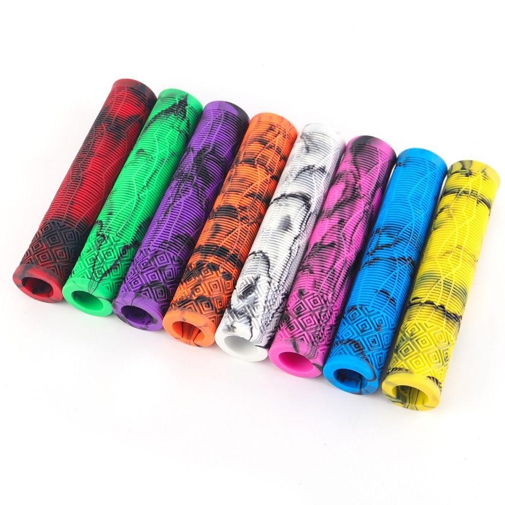 Tay lái xe đạp thời trang, cao su chống trơn trượt, thanh cổ dài phù hợp tay cầm 22,2mm