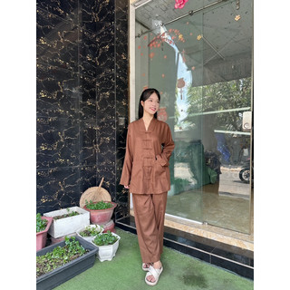 la hán linen cao cấp , đồ bộ đi chùa cho nam và nữ