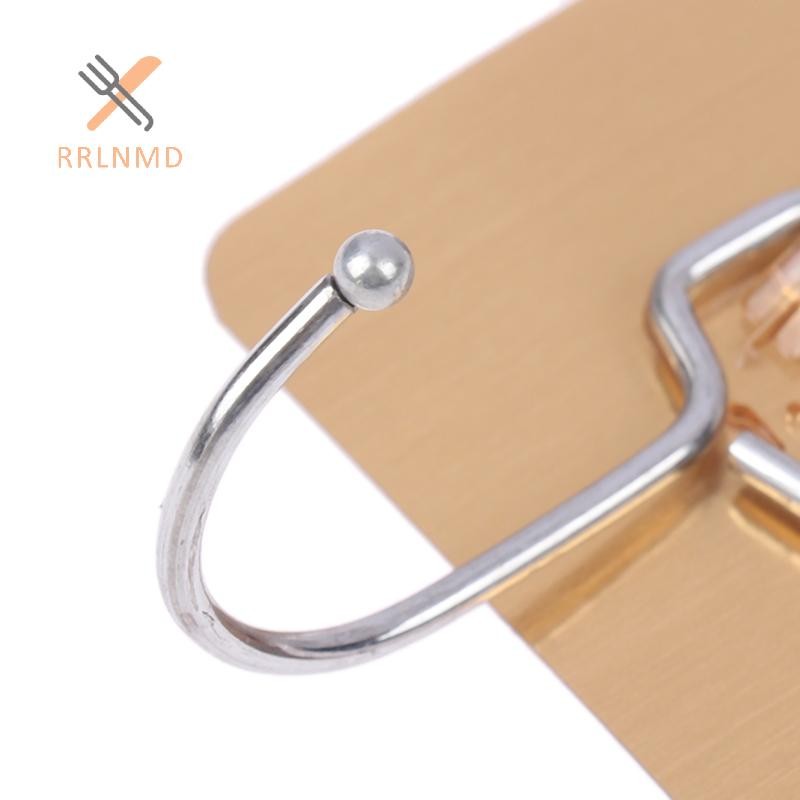 Rrlnmd 5 Cái Móc Lớn Chịu Lực Chống Thấm Nước Dính Móc Treo Tường Không Móng Tay Chống Thấm Nước Móc Treo Tường Cho Nhà Bếp Phòng Tắm MỚI