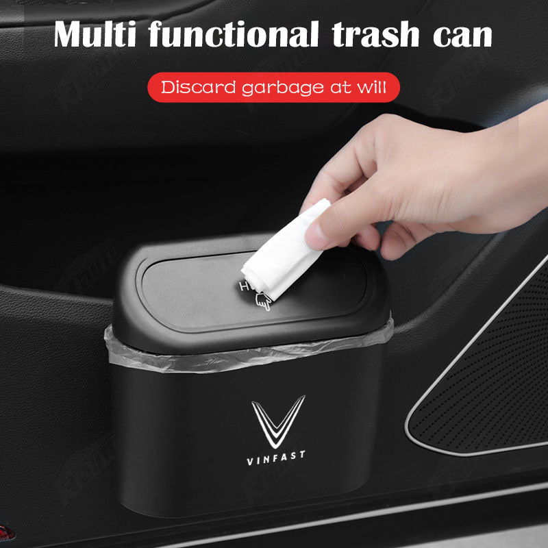 Vinfast Xe Gắn Loại Lật Thùng Rác ABS Treo Hộp Bảo Quản Cho VF 8 VF 9 VF E34 Lux A Fadil President SA VF E34