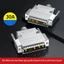 Star Mixed D-Sub Connector 30Amp - 9W4 Nam Nữ 5 + 4 Pin Công suất Hỗn hợp Liên hệ PCB Mount Lock để ổn định