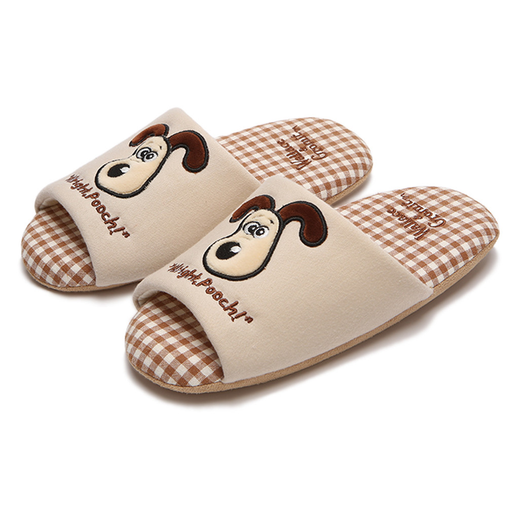 XIXITIAO Dép Vải Lanh Cotton Nữ Kẻ Sọc Độc Đáo Bốn Mùa Đa Năng Nhà Giải Trí