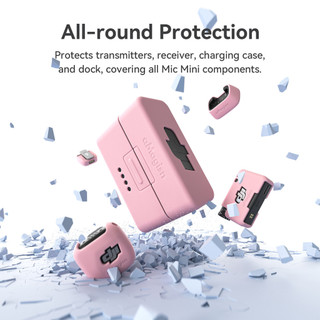 Dành Cho DJI Mic Mini Silicon Vỏ Bảo Vệ Micro Ngăn Sạc Chống Rơi Và Chống Trầy Xước Vỏ Bảo Vệ Phụ Kiện